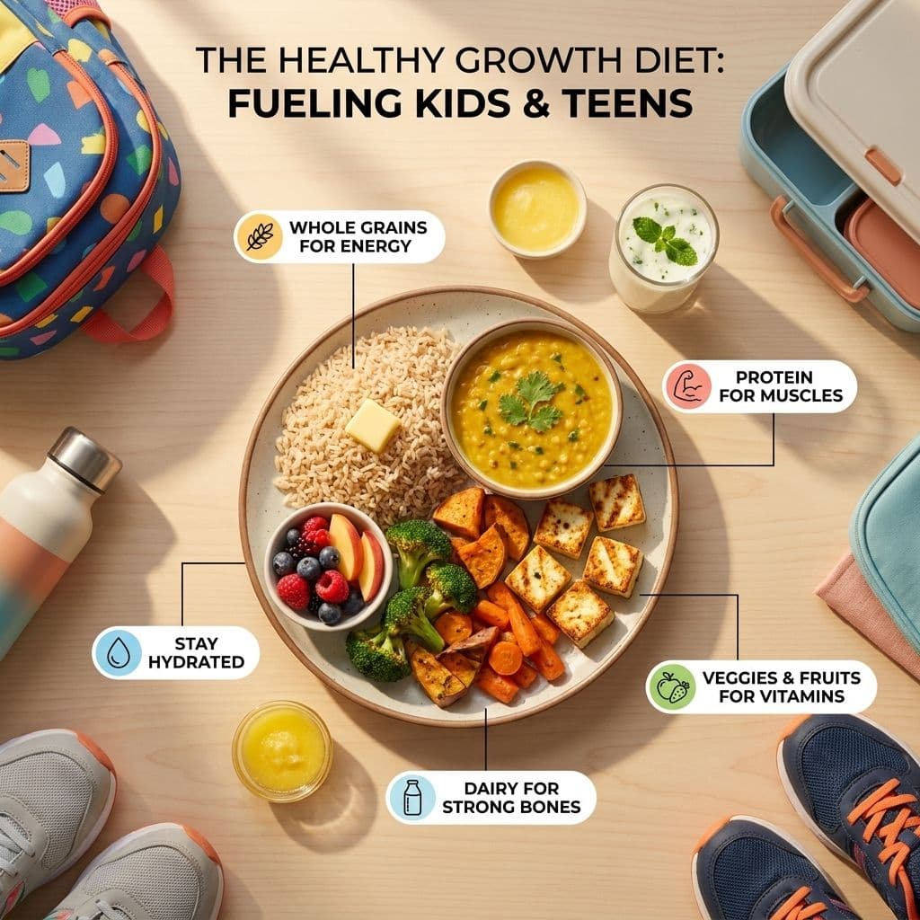 The Healthy Growth Diet: A Simple Guide for Kids and Teens